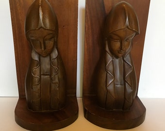 sculpted wooden bookends erotic Amateur clip erotic